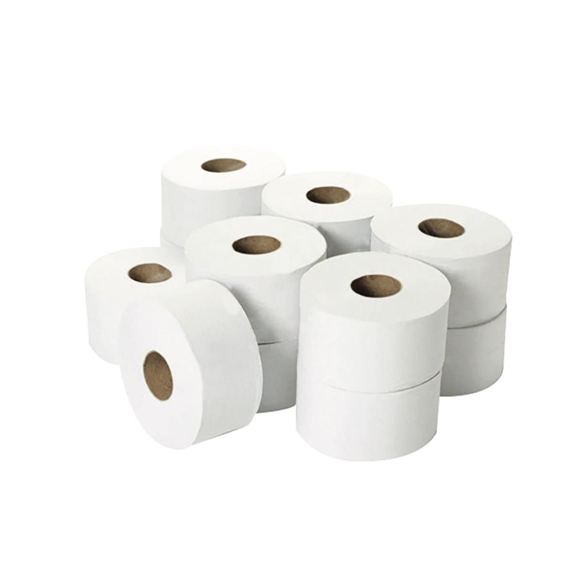 Nationwide Paper 2 Ply Mini Jumbo Toilet Roll 12pk
