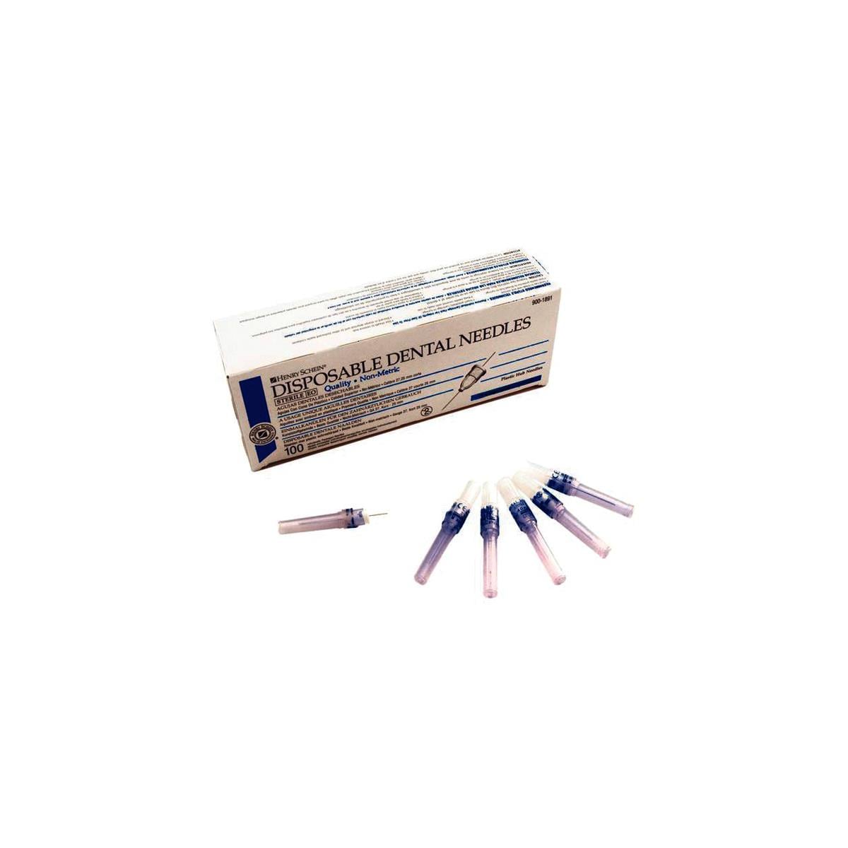 HS Needles Plastic Hub Disposable 30G Short 25mm 100pk