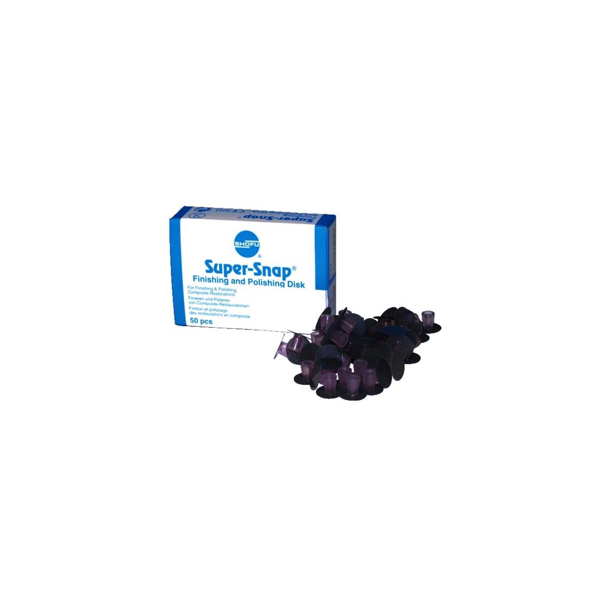 Super-Snap Disc Refill L522 Dark Violet 50pk