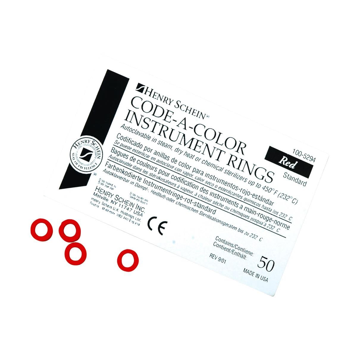 hs-instrument-code-rings-red-50pk-henry-schein-dental