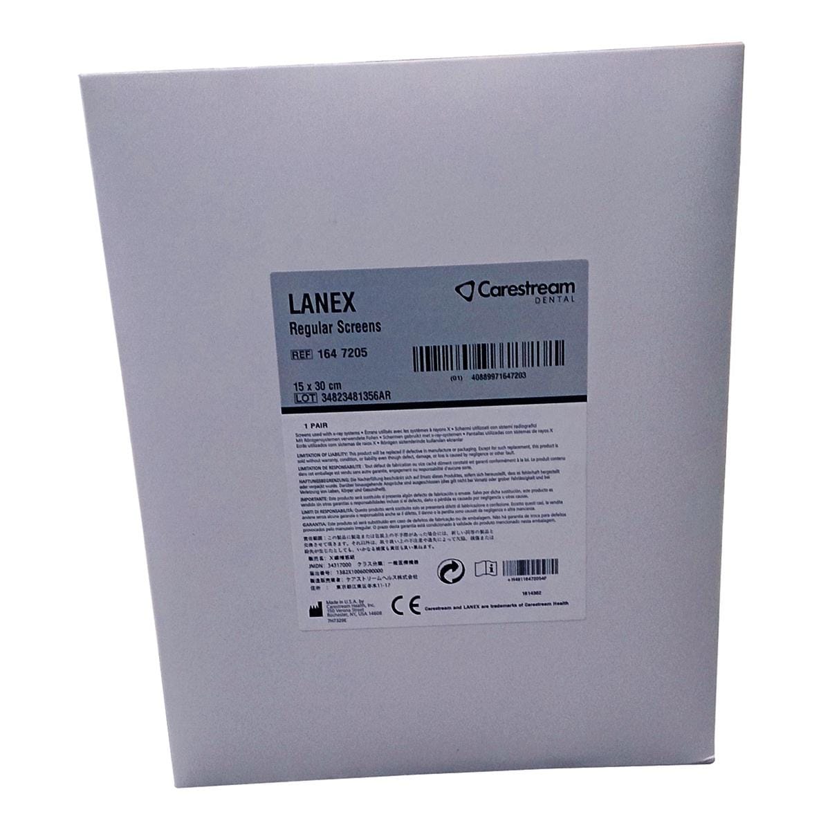 Lanex Intensifying Screen Regular 15x30cm