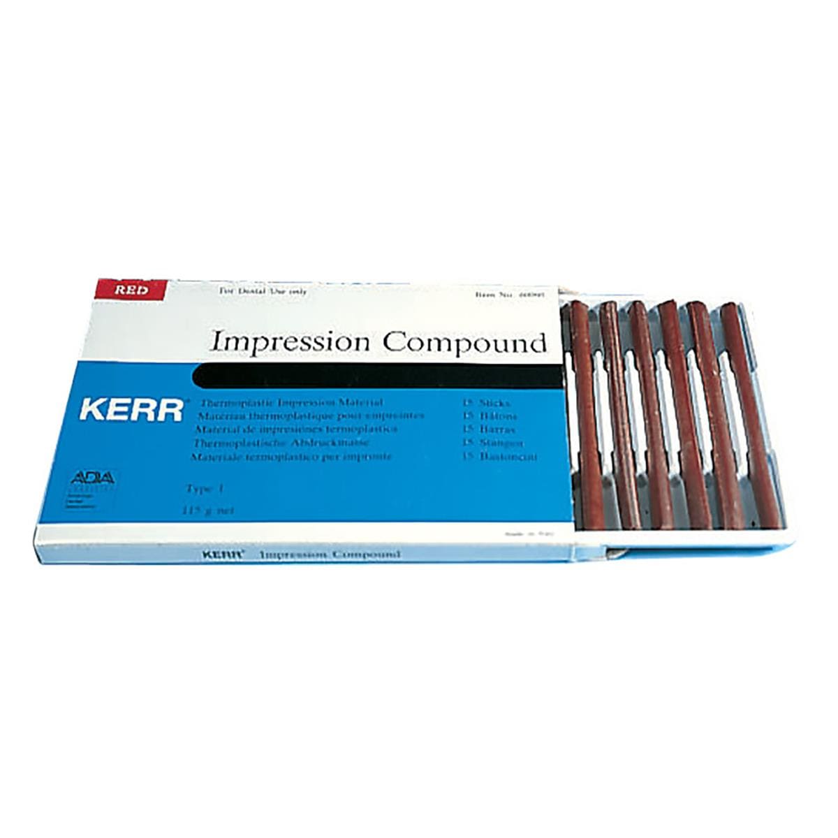 Kerr Impression Compound Sticks Red 15pk