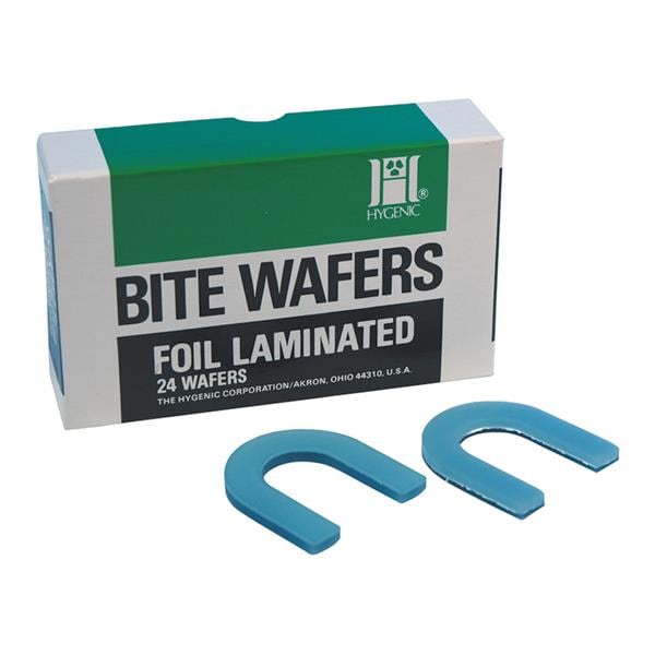 Hygenic Bite Wafers Light Blue 24pk