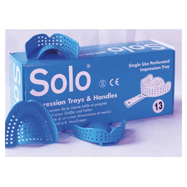 Solo Impression Tray Handles Dentate 10pk