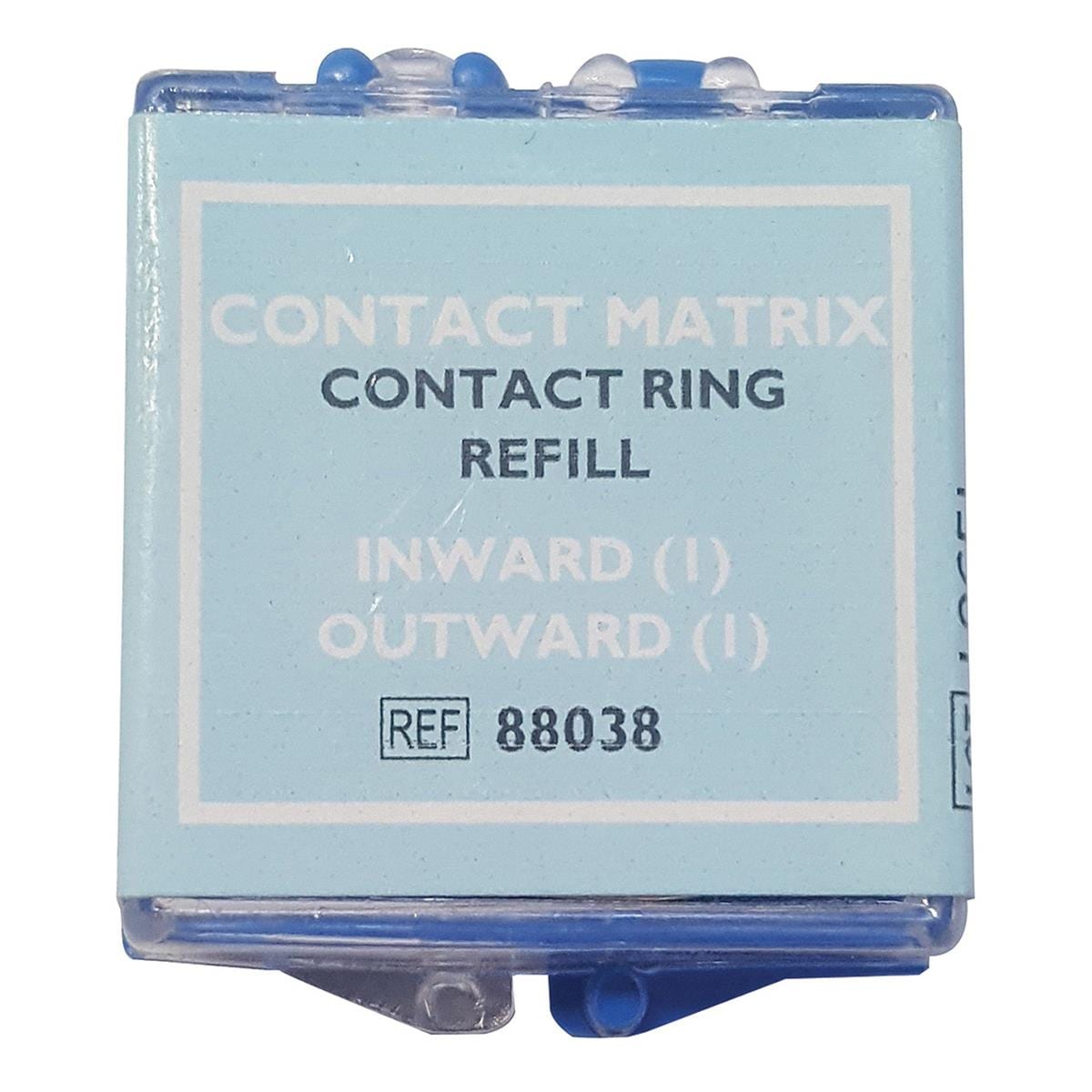 Contact Matrix Rings