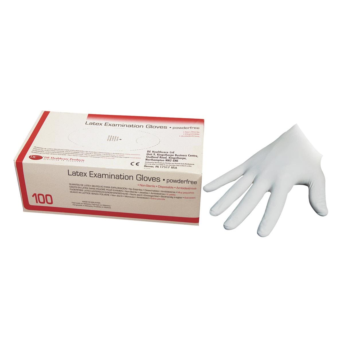 DEHP Gloves Economy Latex Powder-Free Small 100pk