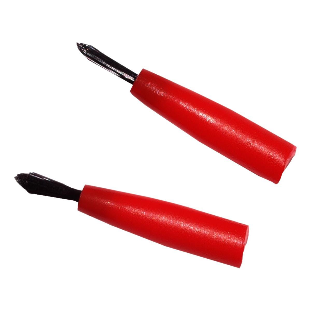 DEHP Brush Tips Thin Red 100pk