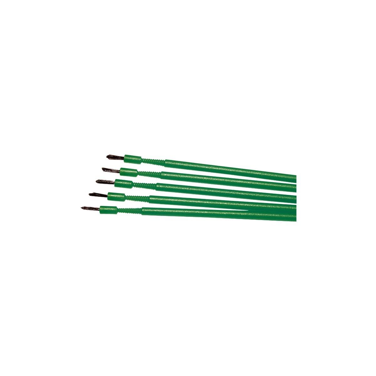 DEHP Brush Bendable Green 100pk