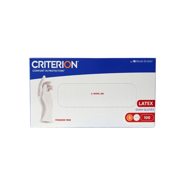 Criterion Gloves Latex Powder-Free Small 100pk
