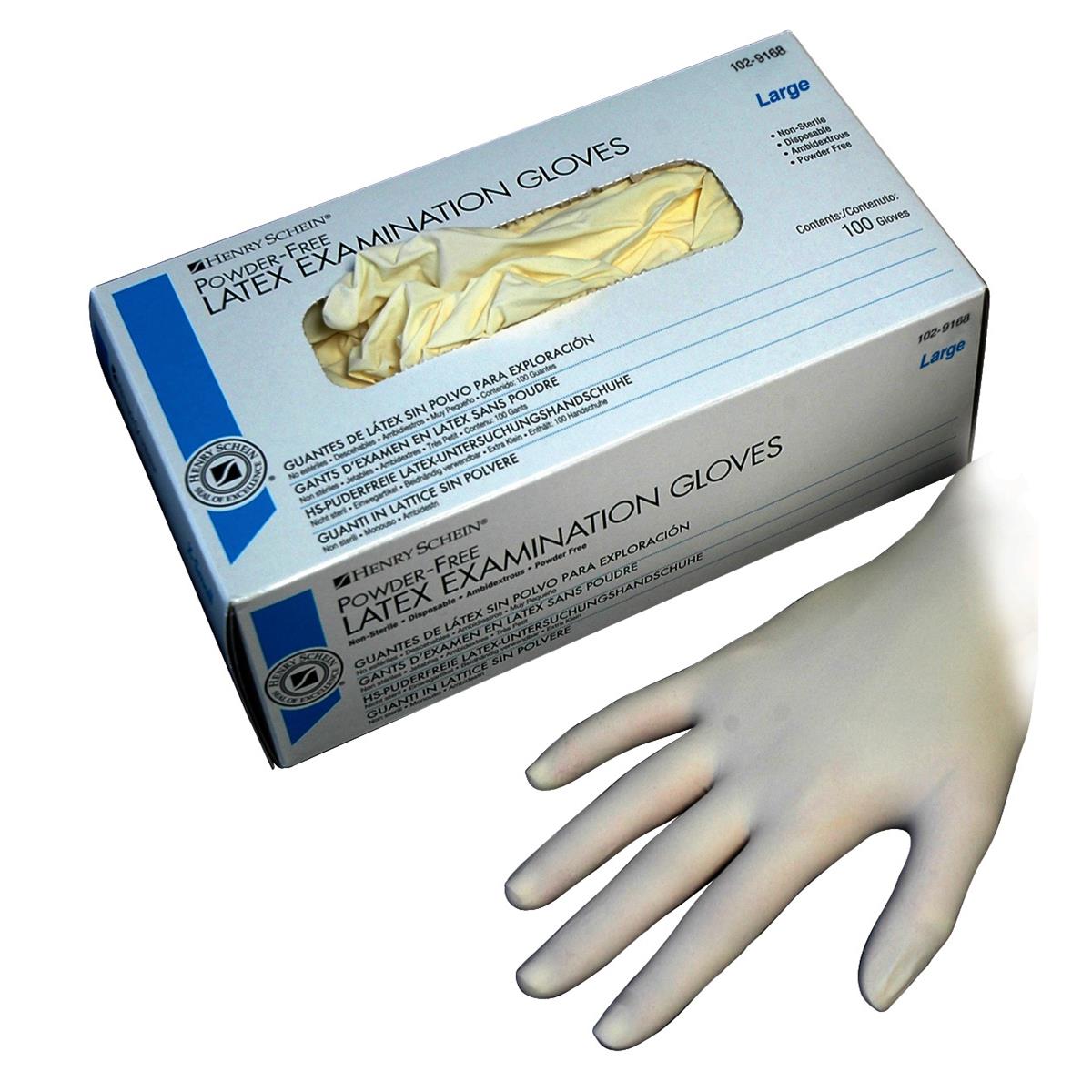 Criterion Gloves Latex Powder-Free Large 100pk