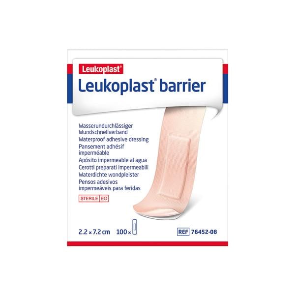 Leukoplast barrier 2.2cm x 7.2cm 100pk