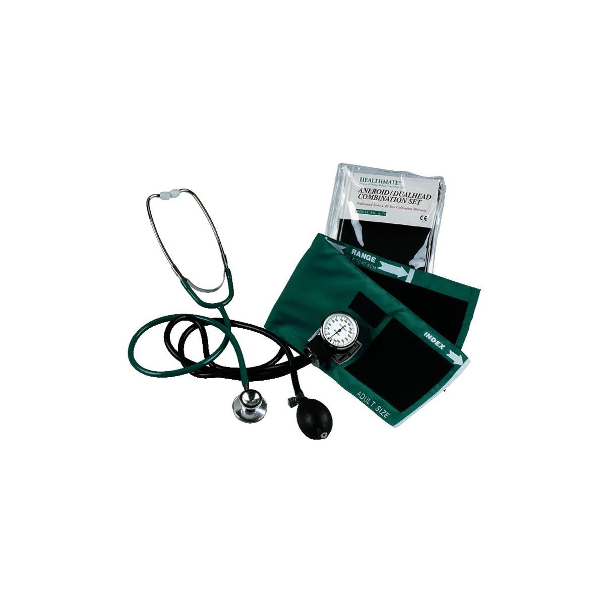 Sphygmomanometer and Stethoscope Kit Black