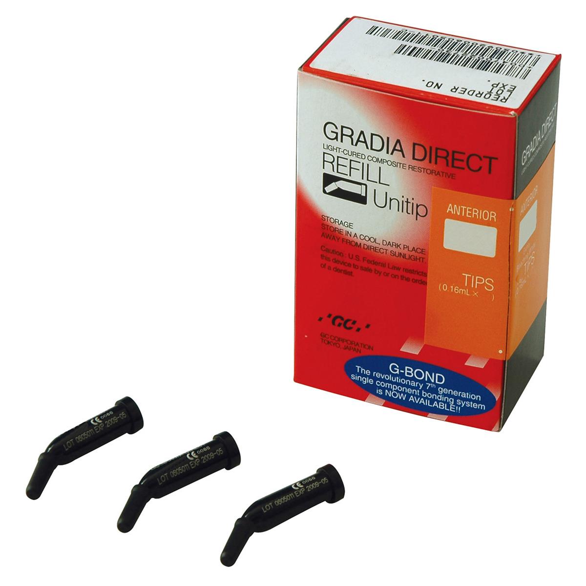 Gradia Direct Unitip Anterior Standard A2 20pk