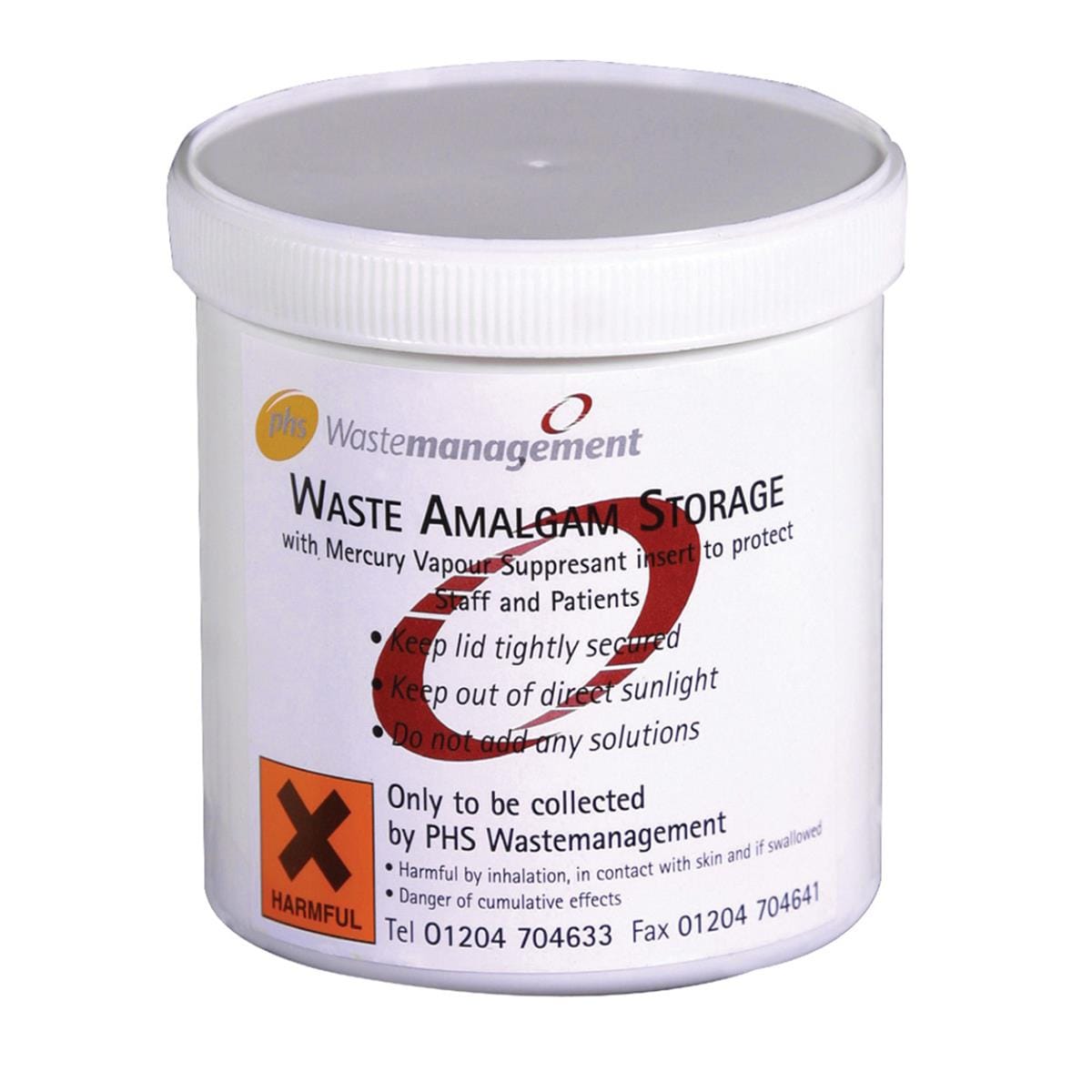 Capsecure Amalgam Caps Waste Storage Unit 1.8Ltr