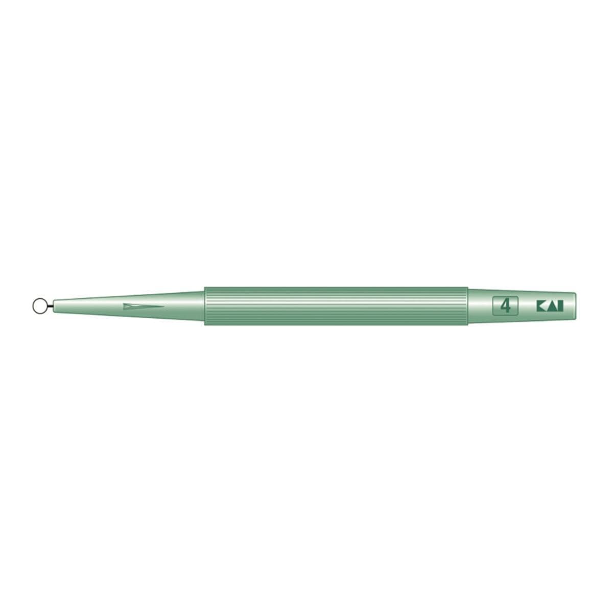 KAI Disposable Dermal Curette 4mm 20pk