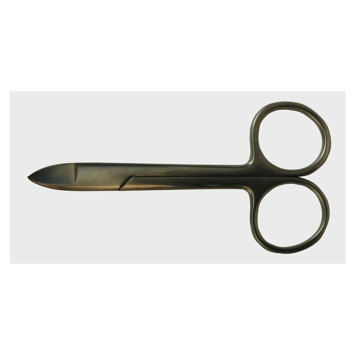 HS Crown & Collar Scissors Straight Smooth 4" (10cm)