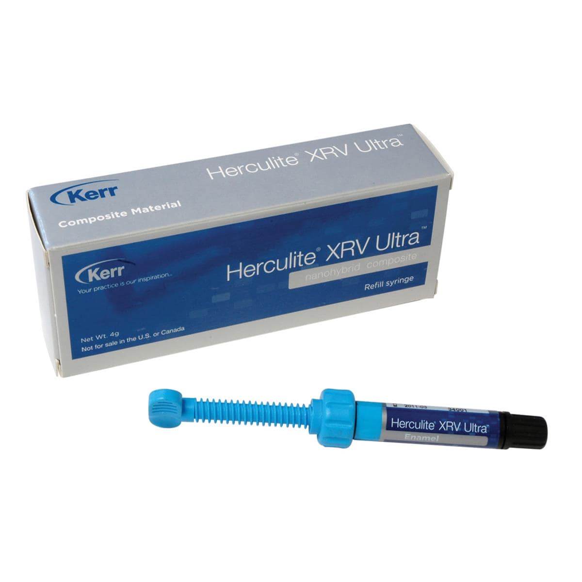 Herculite XRV Ultra Syringe 4g Enamel D4