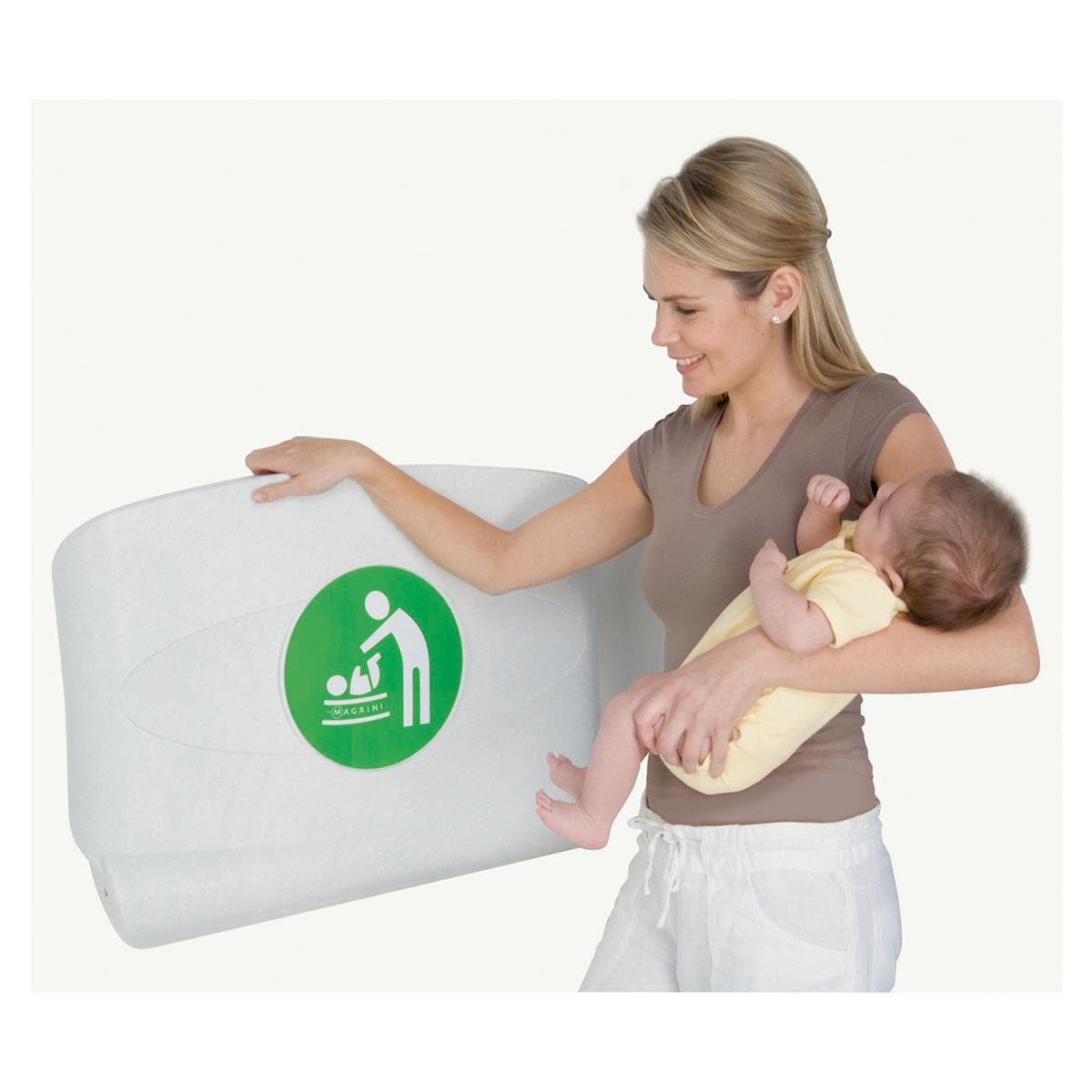 Horizontal Baby Changing Unit White