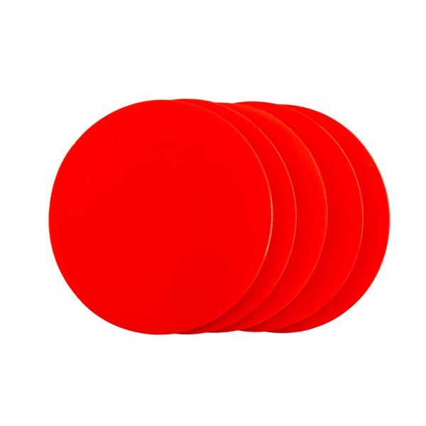 Eva Gum Blanks Red 4mm 5pk