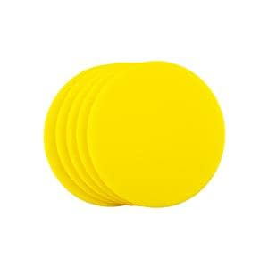 Eva Gum Blanks Yellow 4mm 5pk