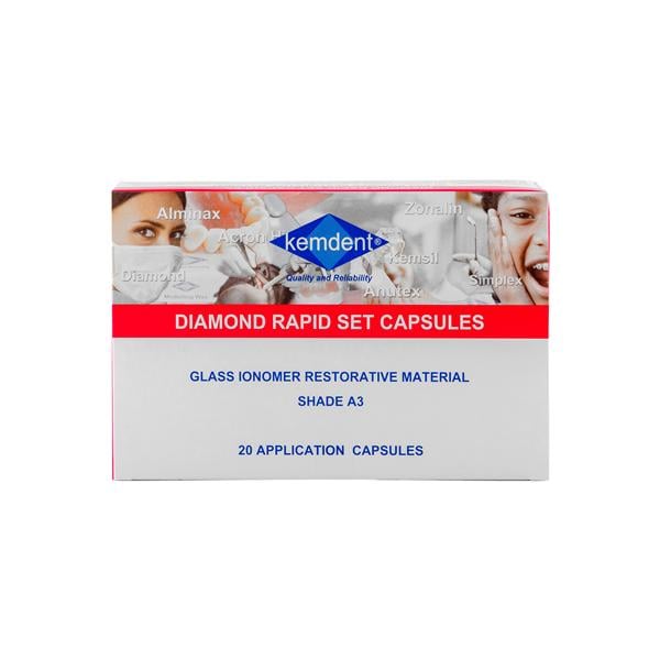 Diamond Rapid Set Capsules A3 20pk