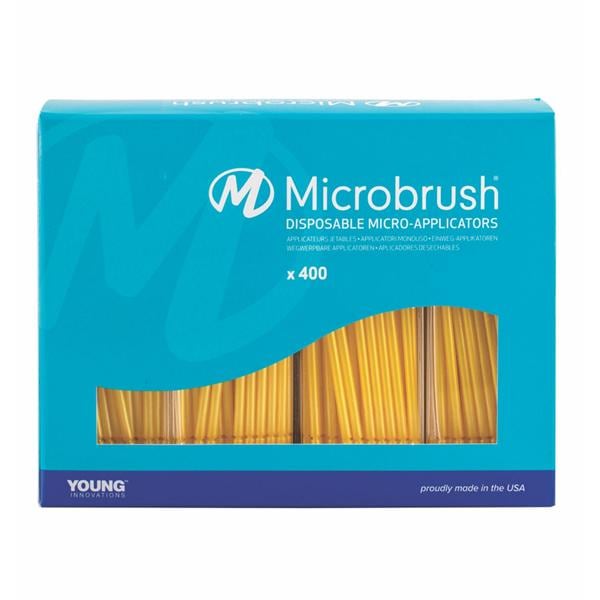 Microbrush Plus Fine Yellow 400pk