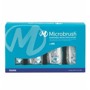 Microbrush Applicator Super Fine White 400pk