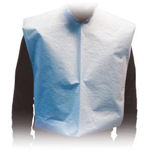 Standard Tissue & Plastic Bib Azure 80pk