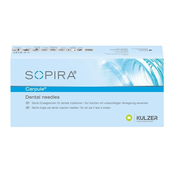 Sopira Carpule Needle 30G 21mm Short 100pk