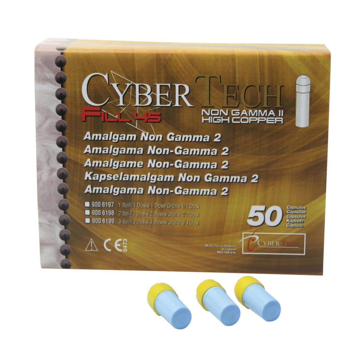 Cyber Fill 45 Amalgam NG II H/Copper 1 Spill 50pk