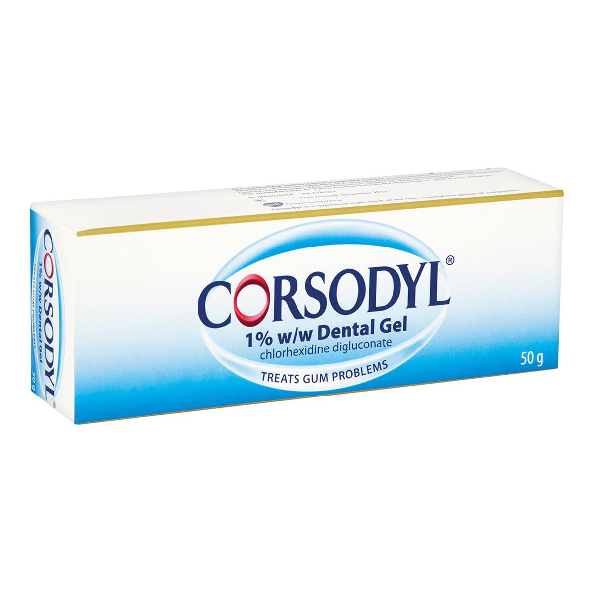 Corsodyl Gel 50gm 10pk