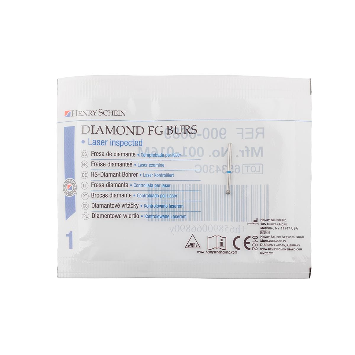 HS Bur Diamond FG 801-016 M Round