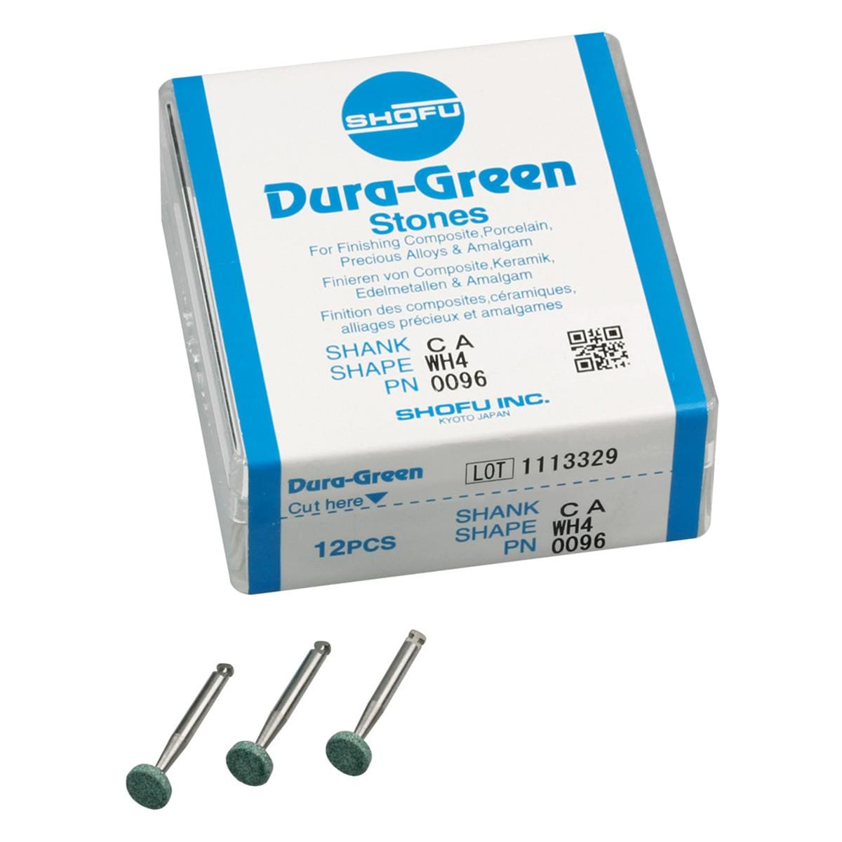 Dura-Green Polishing Stones CA WH4 0096 12pk