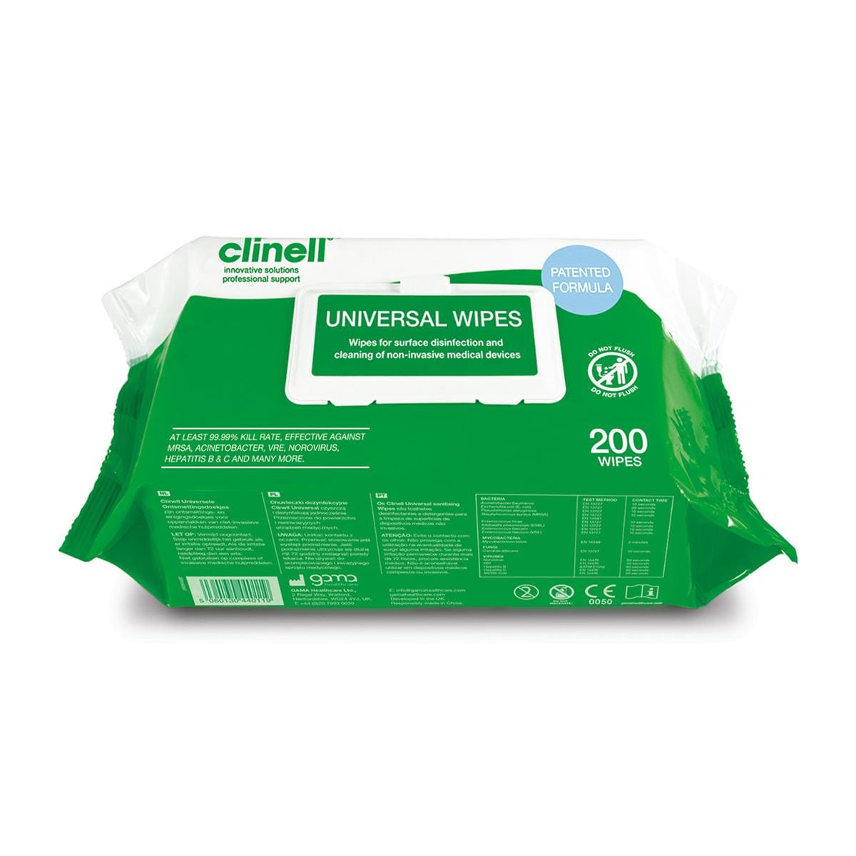 Clinell Universal Cleaning Wipes 200pk