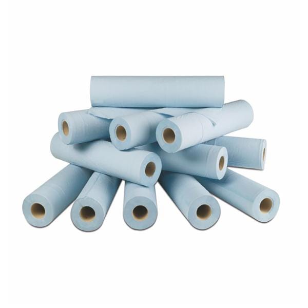 Hygiene Couch Rolls 2-Ply Blue 9pk