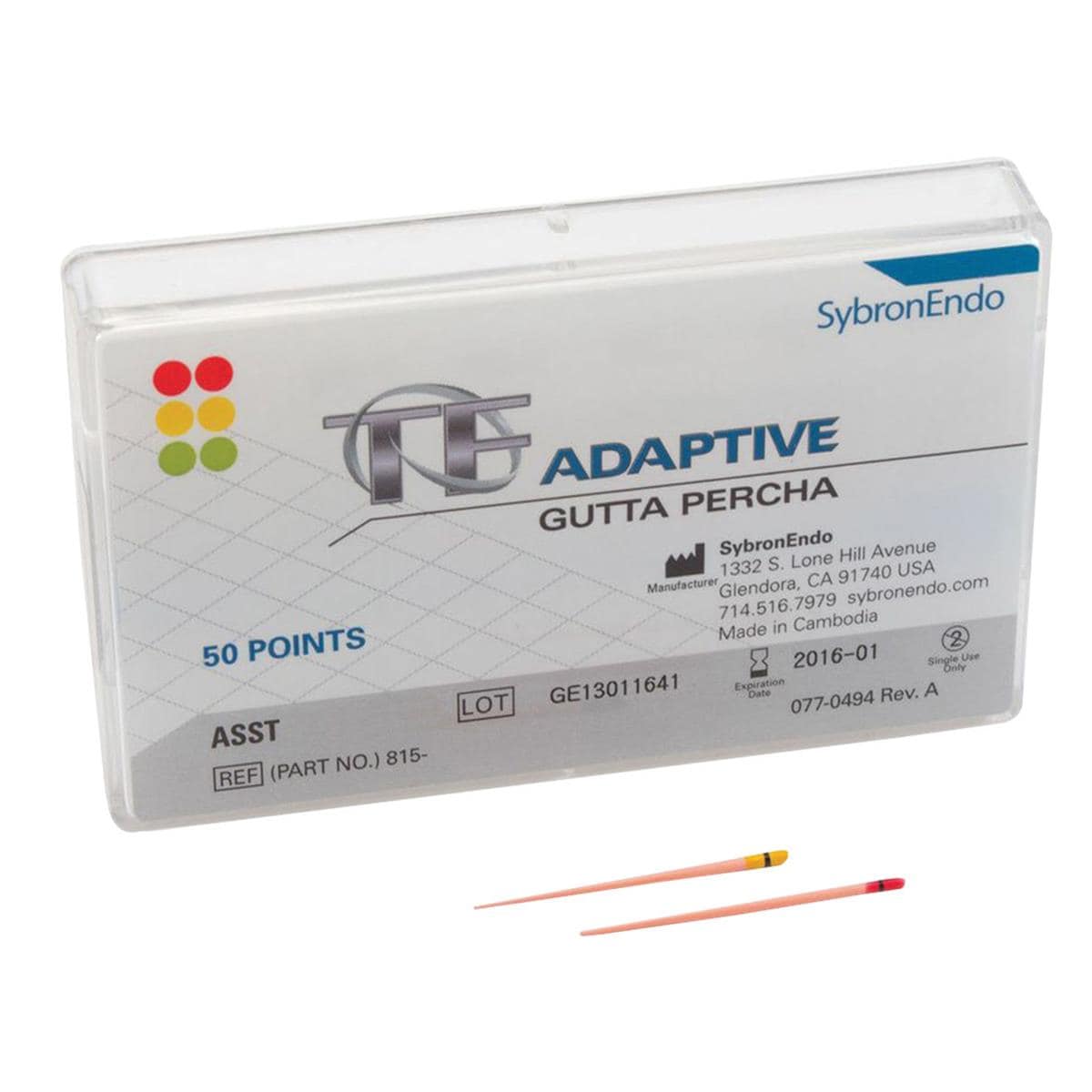 TF Adaptive Gutta Percha Small Assort SM2/SM3 50pk