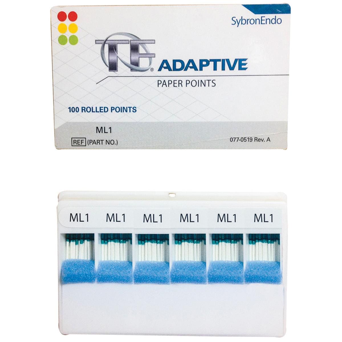 TF Adaptive Paper Points Med/Large Green ML1 100pk