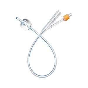 AquaFlate All Silicone 2-Way Foley Catheter 14CH