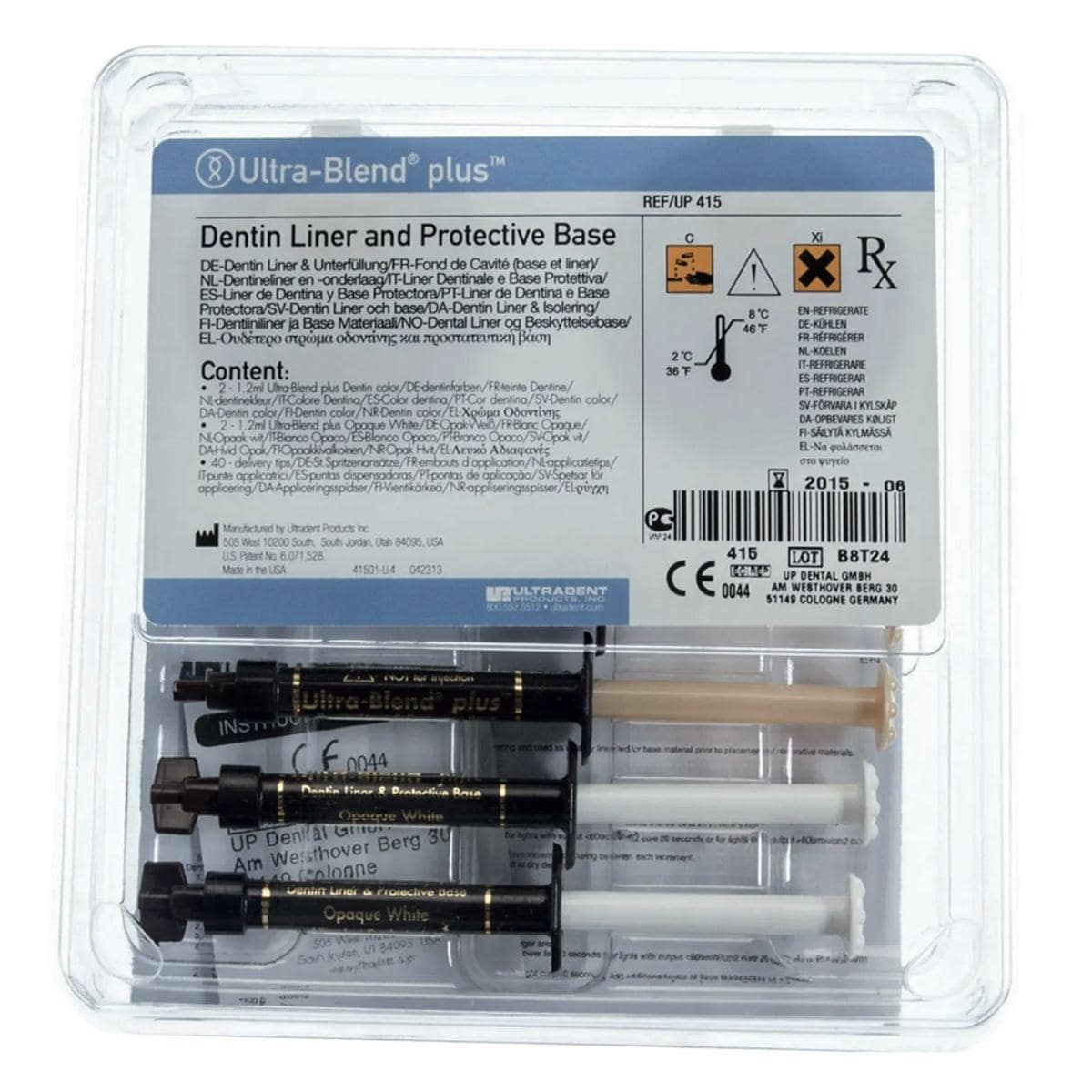 UltraBlend Plus Opaque White Syringe 1.2ml 4pk