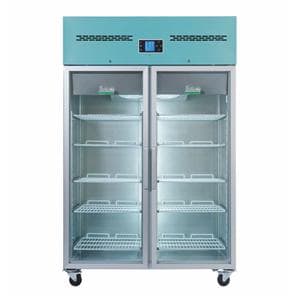 LEC 1200L Pharmacy Refrigerator Glass Door