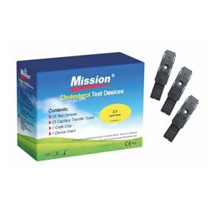 Mission cholesterol 3-1 Lipid Test Cassette 25pk