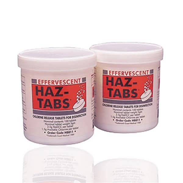 Effervescent Haz-Tab Tablets 2.5g 100pk