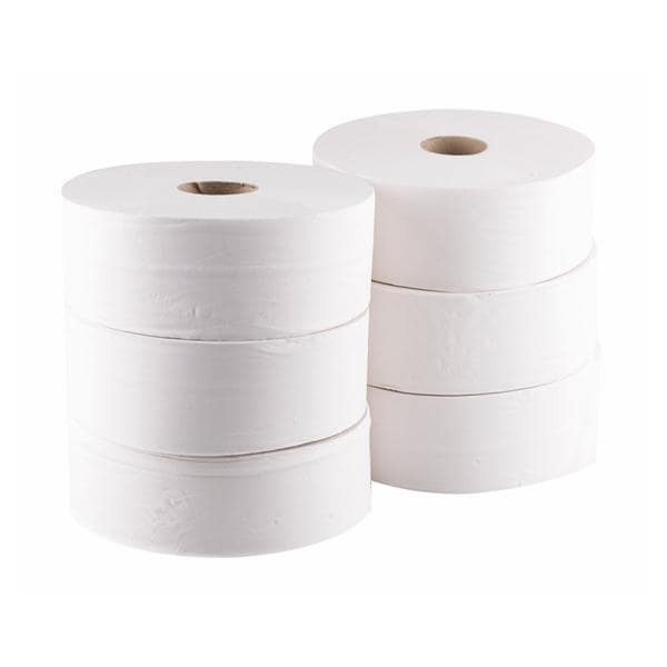 Jumbo Toilet Roll 2-Ply Core 60mm 400m 6pk