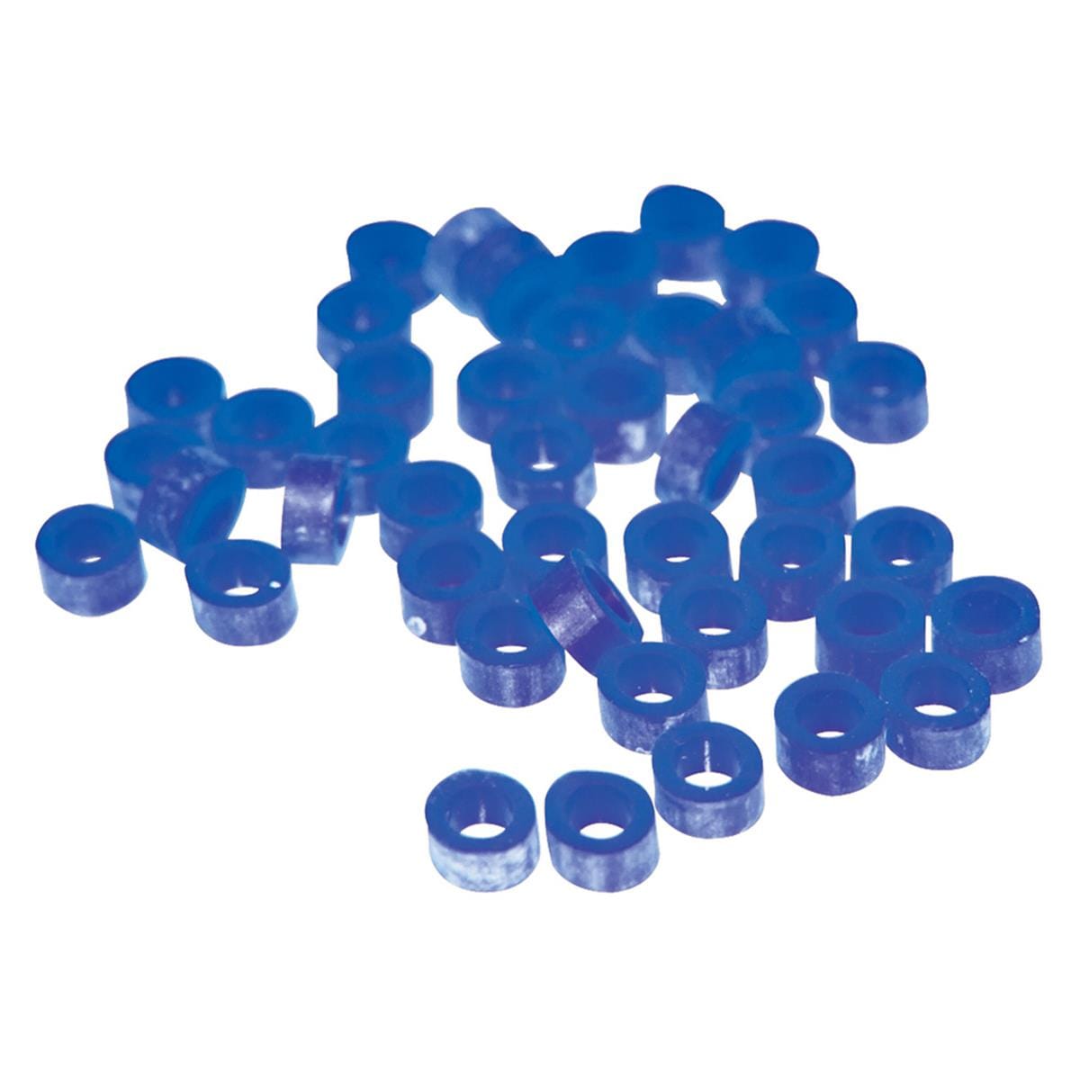 Instrument Code Rings Blue 50pk