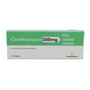 Clarithromycin 500mgs 14pk