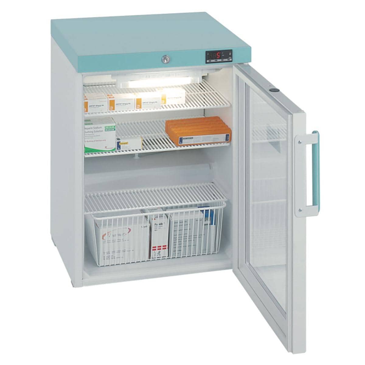 LEC 82L Pharmacy Refrigerator Glass Door