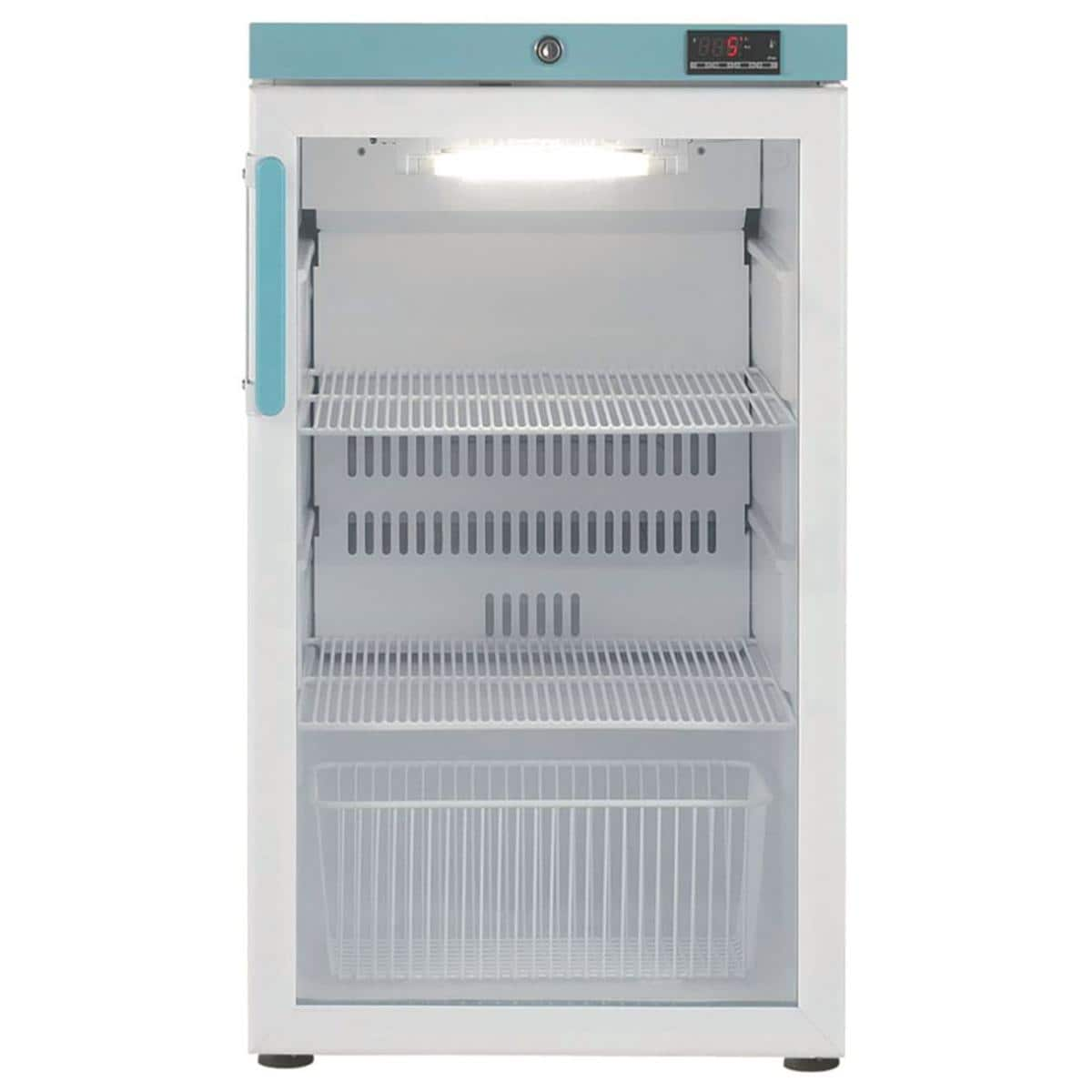 LEC 107L Pharmacy Refrigerator Glass Door