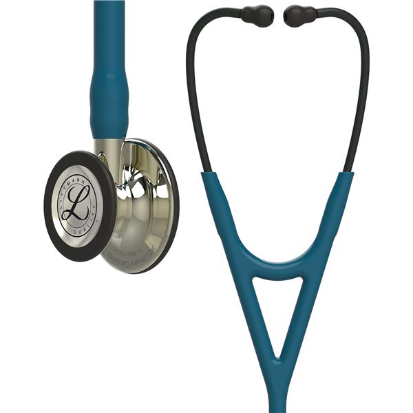 Littmann Cardiology IV Stethoscope Champagne Chestpiece/Caribbean Blue Tube