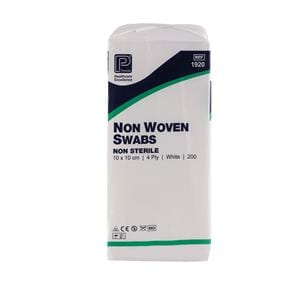 Non-Woven Swabs 4-ply Non-Sterile 10 x 10cm 200pk