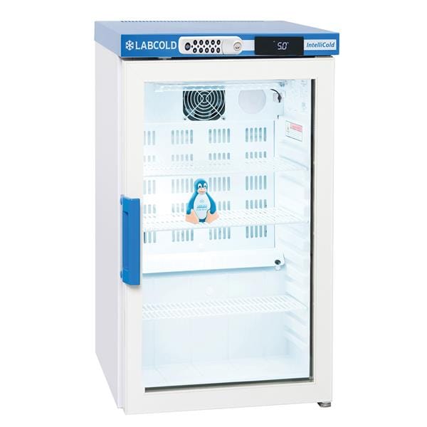 Benchtop IntelliCold Pharmacy Refrigerator 66L Glass Door Digital Door Lock